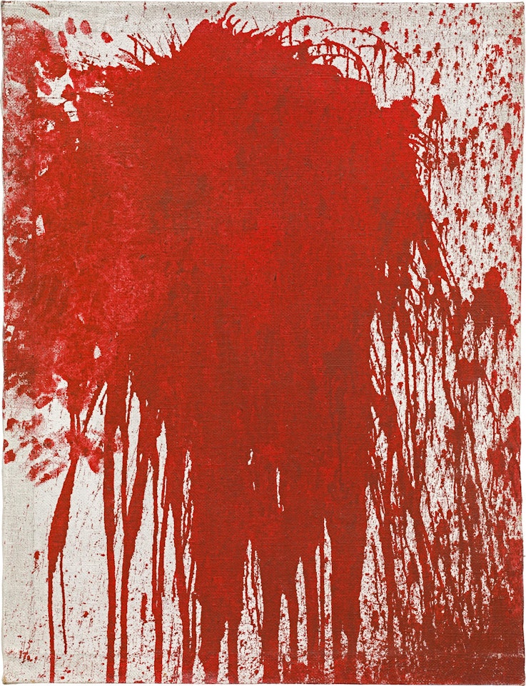 Schüttbild by Hermann Nitsch