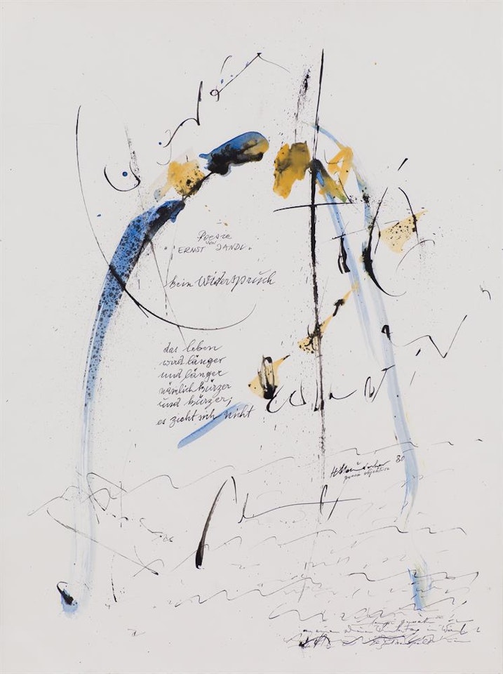 Poetry by Ernst Jandl by Hans Staudacher