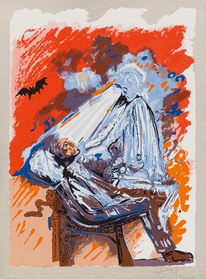 "Der Zahnarzt", from the 11-part serigraph cycle "Die Professionen" by Salvador Dali