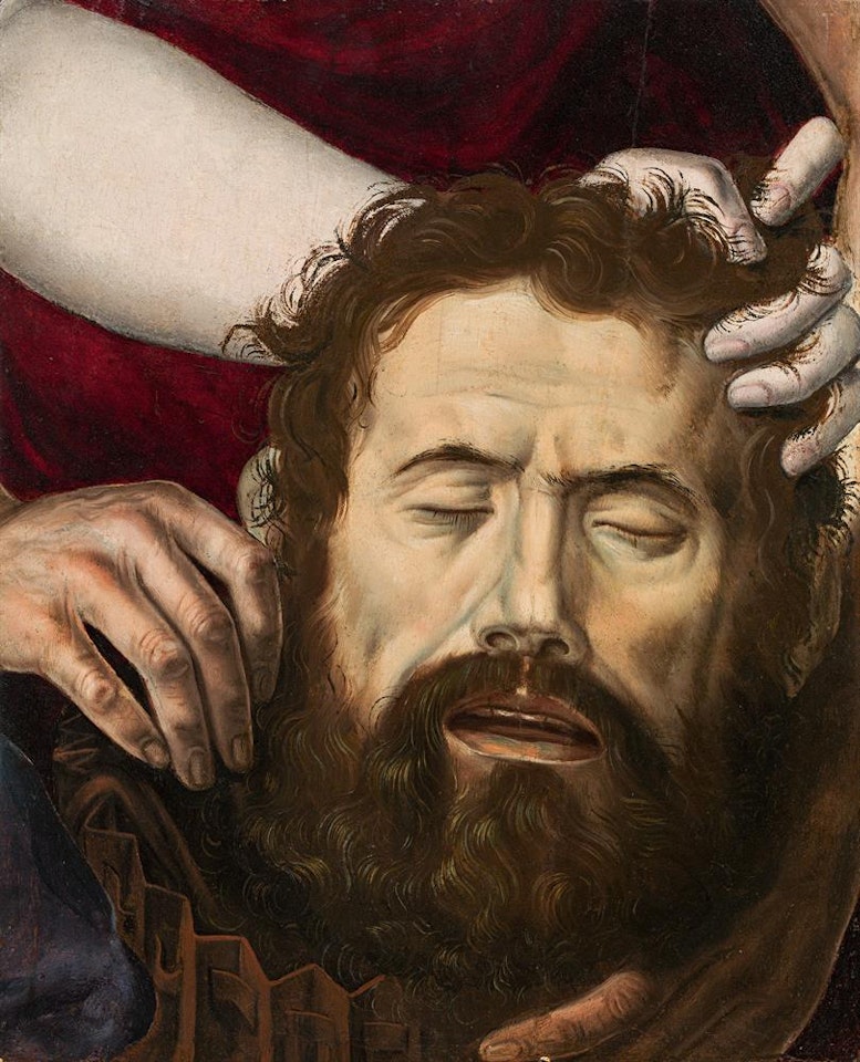 The head of Holofernes (fragment) by German School