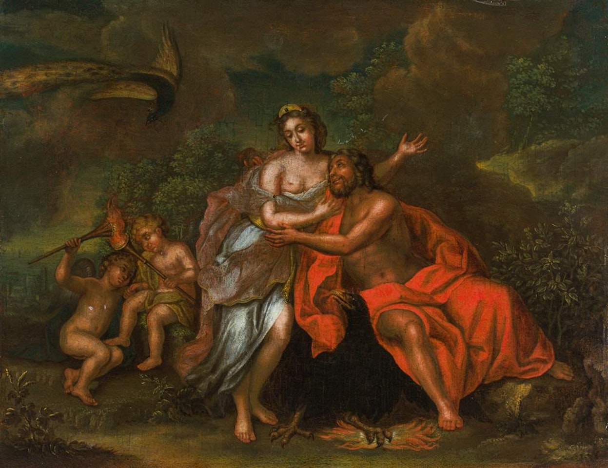 Zeus and Hera by French School
