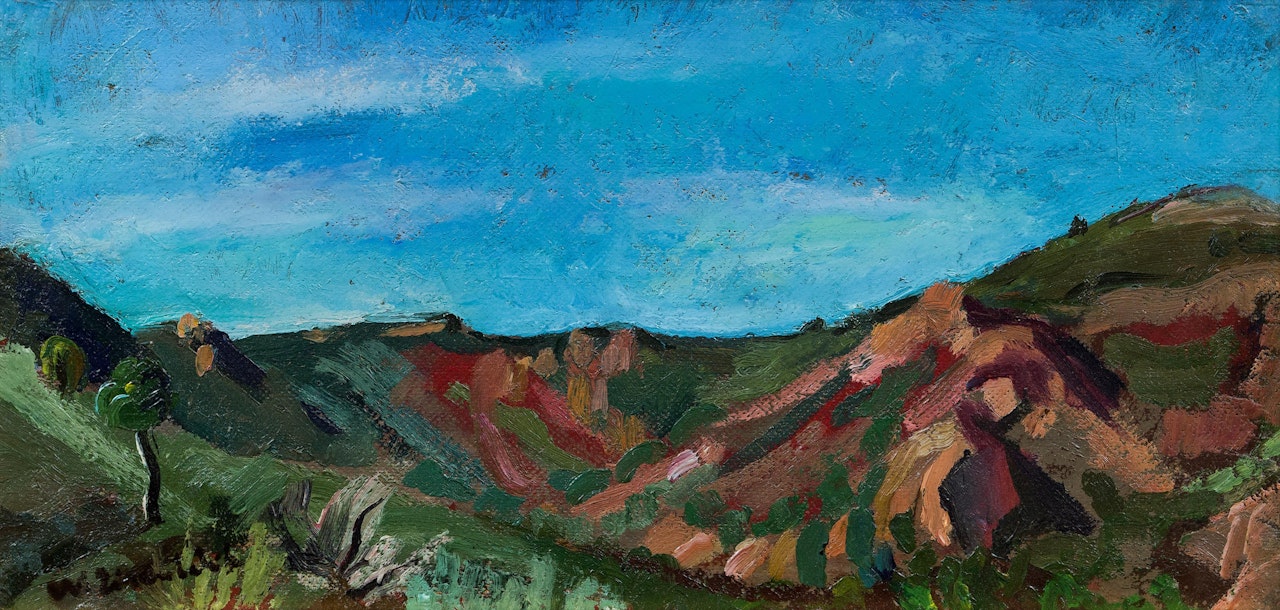 Landschaft in der Provence by Willy Eisenschitz