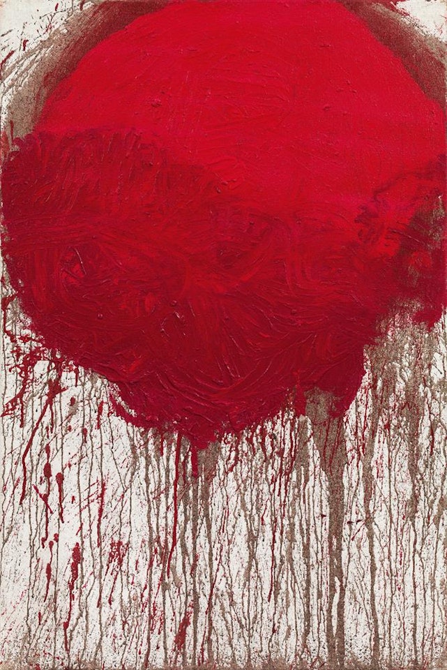 "Schüttbild" by Hermann Nitsch