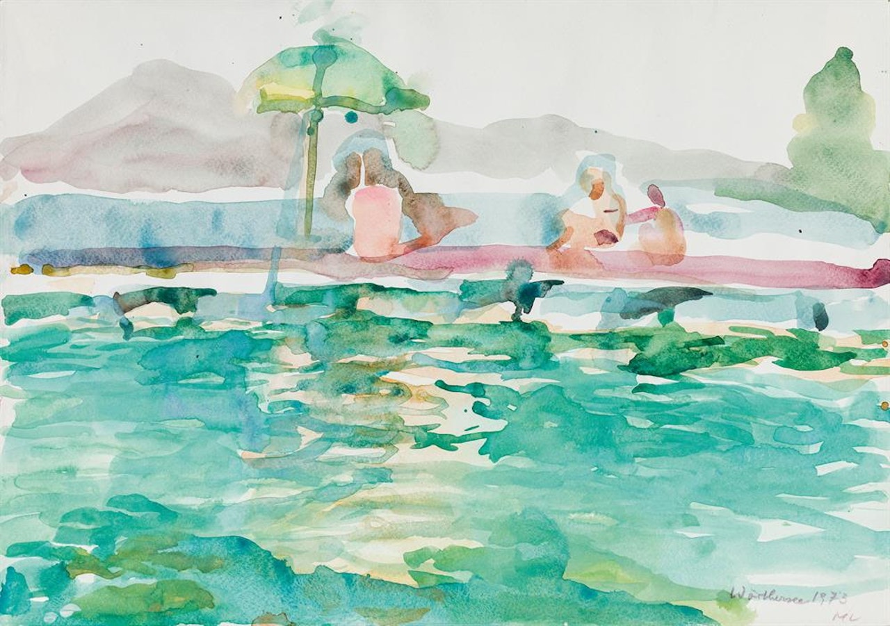 "Wörthersee" by Maria Lassnig