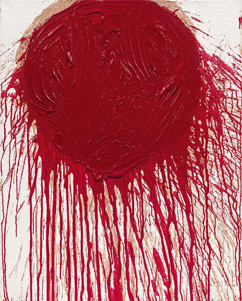 "Schüttbild" by Hermann Nitsch