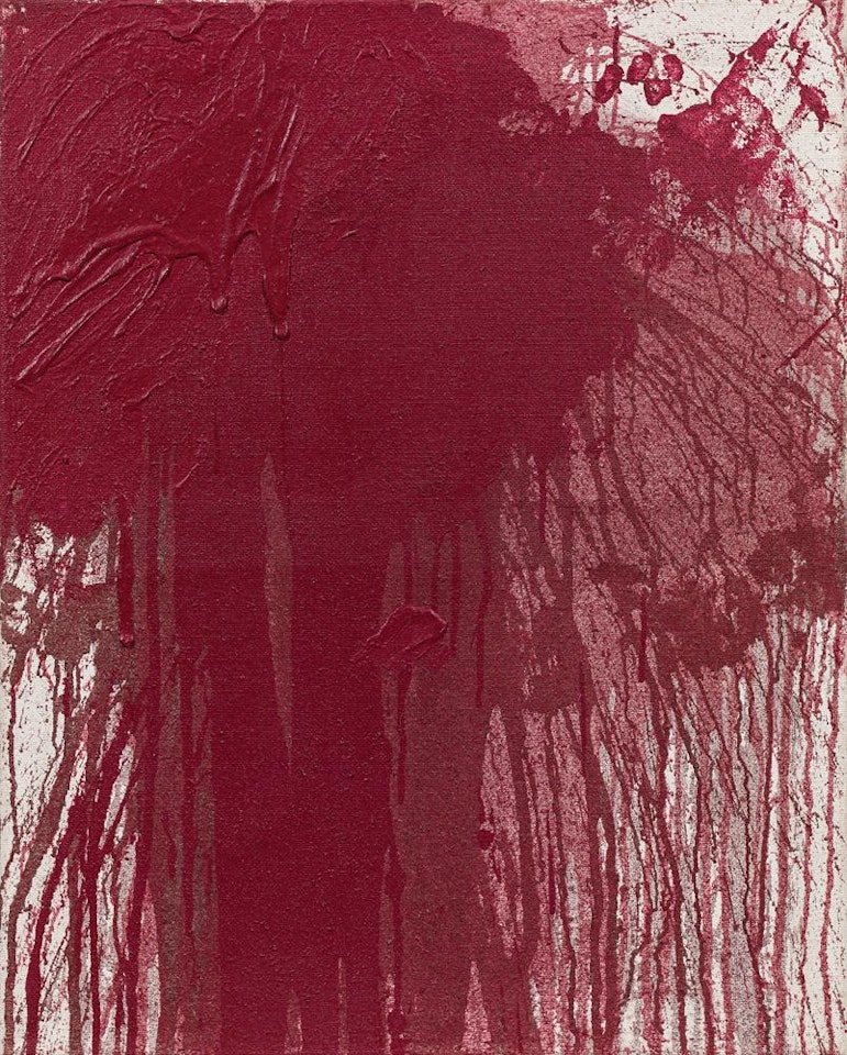 "Schüttbild" by Hermann Nitsch