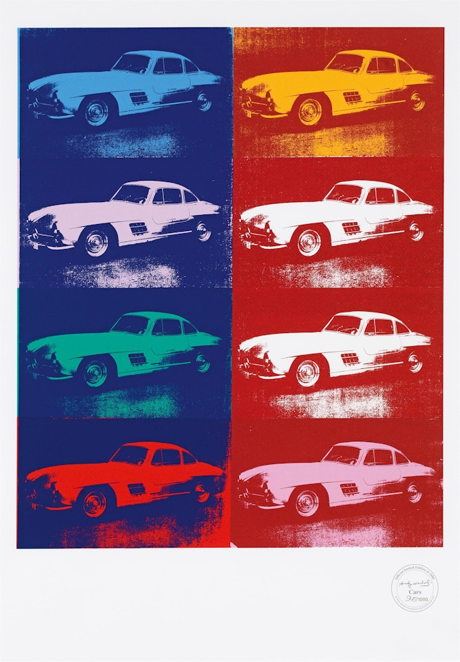 Mercedes Benz Rennwagen by Andy Warhol