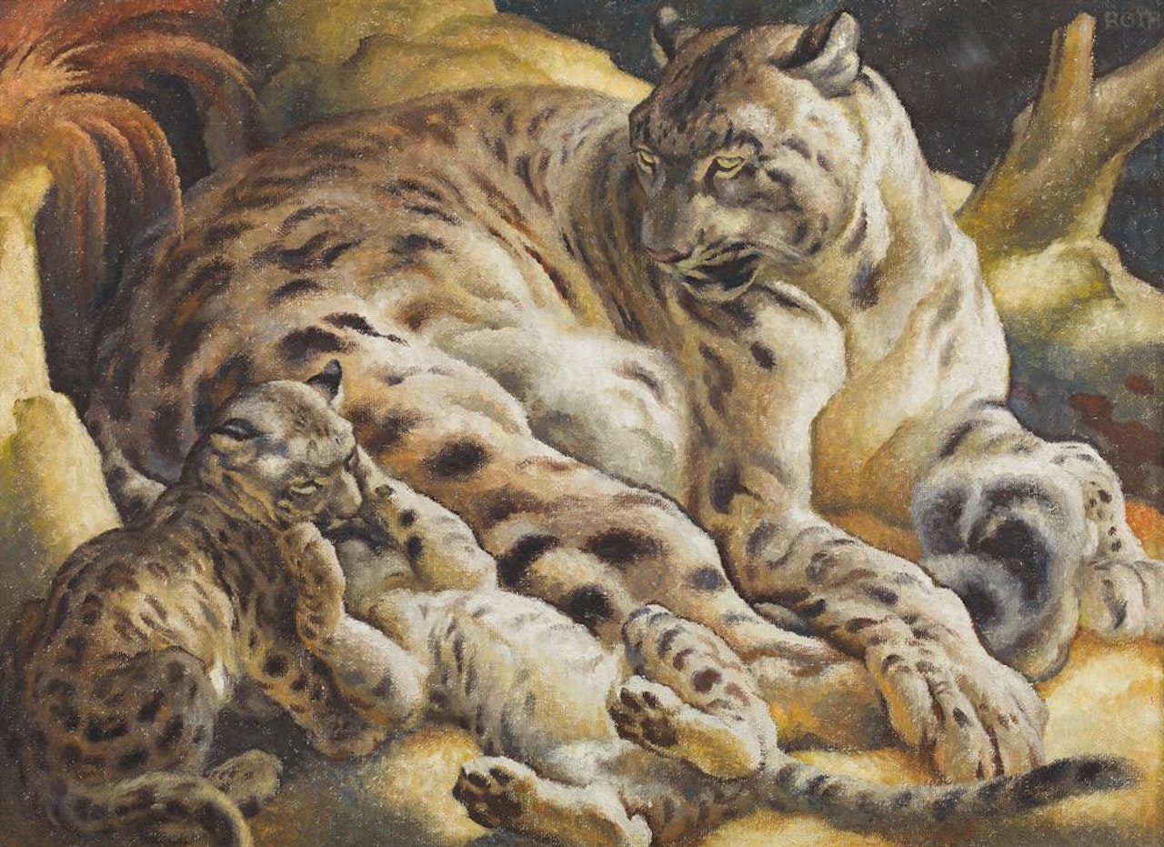"Schnee-Leopard" by Norbertine Bresslern-Roth