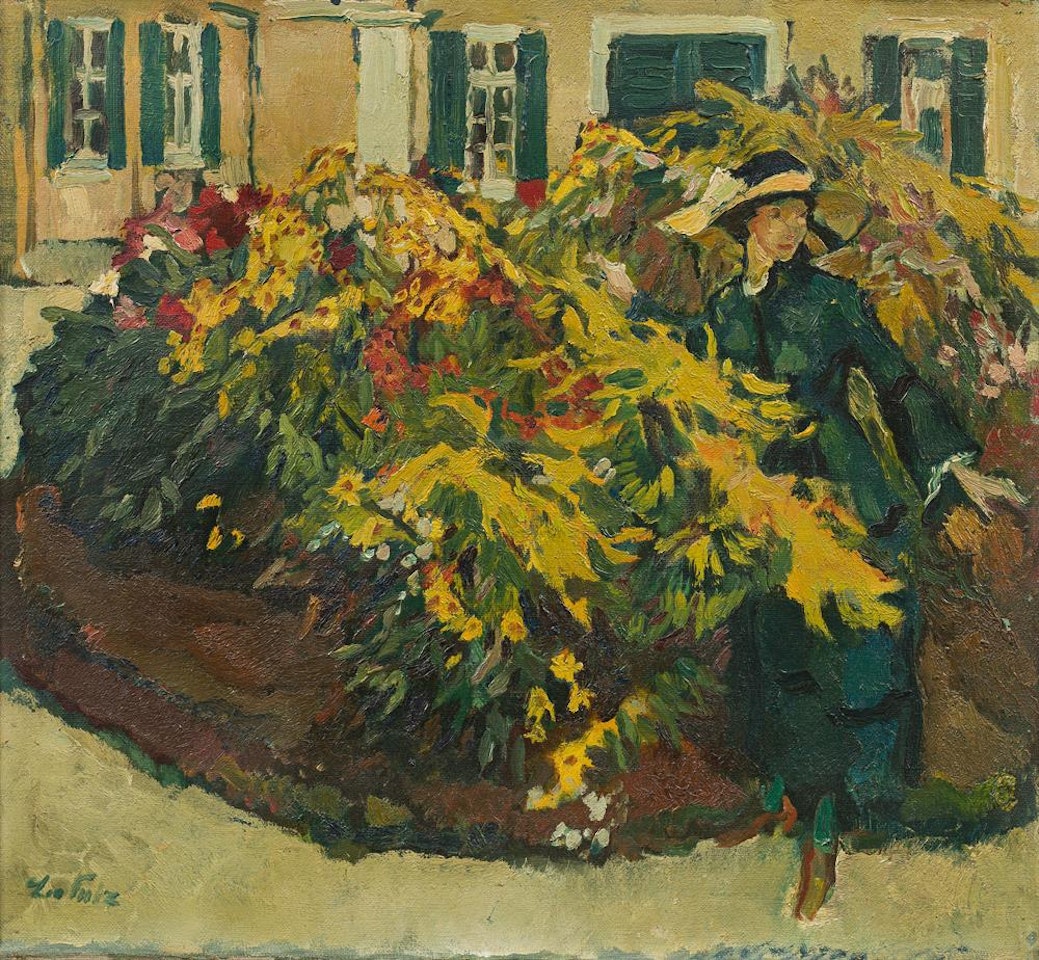 In the garden (Gauting) by Leo Putz