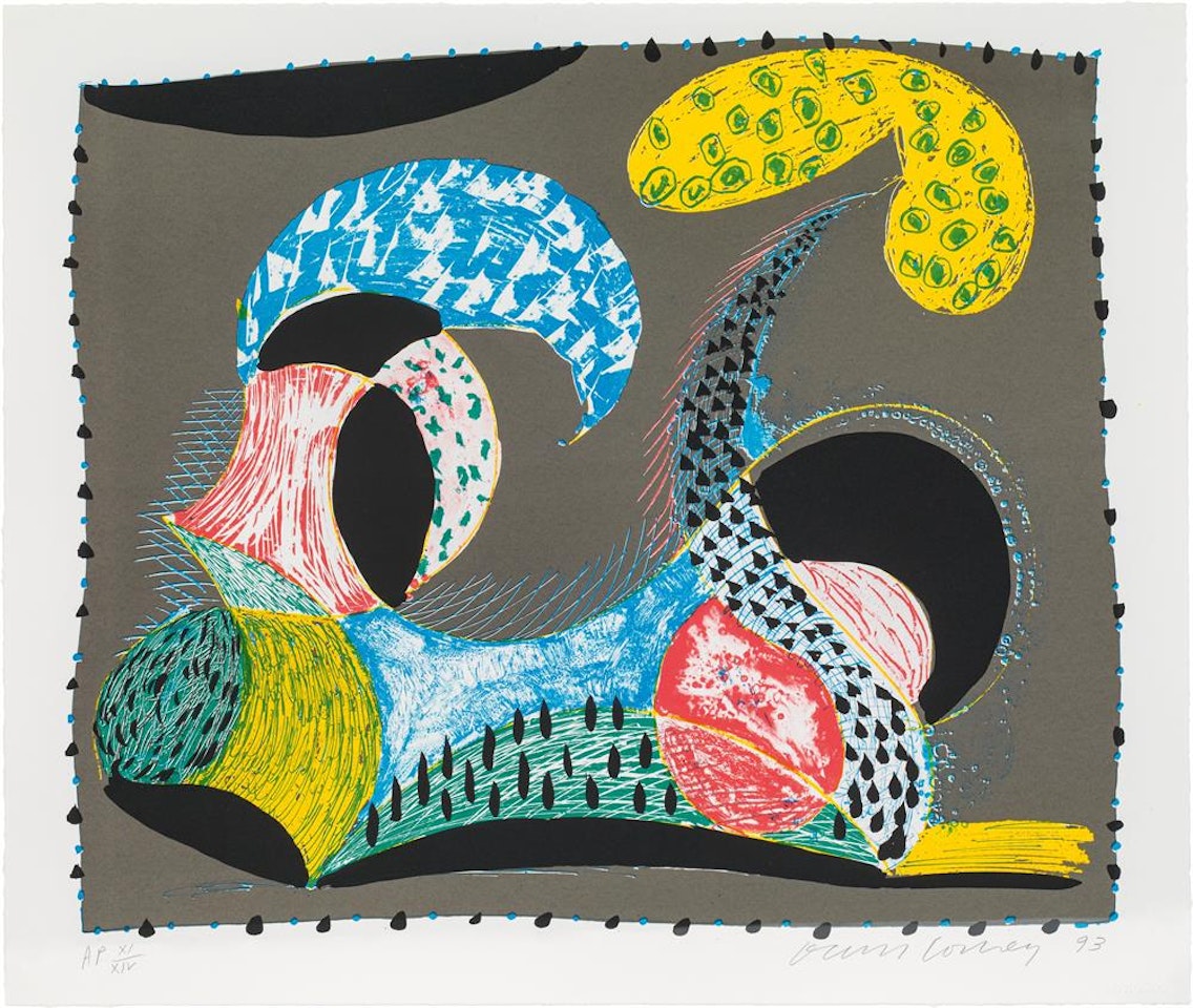 Warm Start (from the series "Some New Prints") by David Hockney