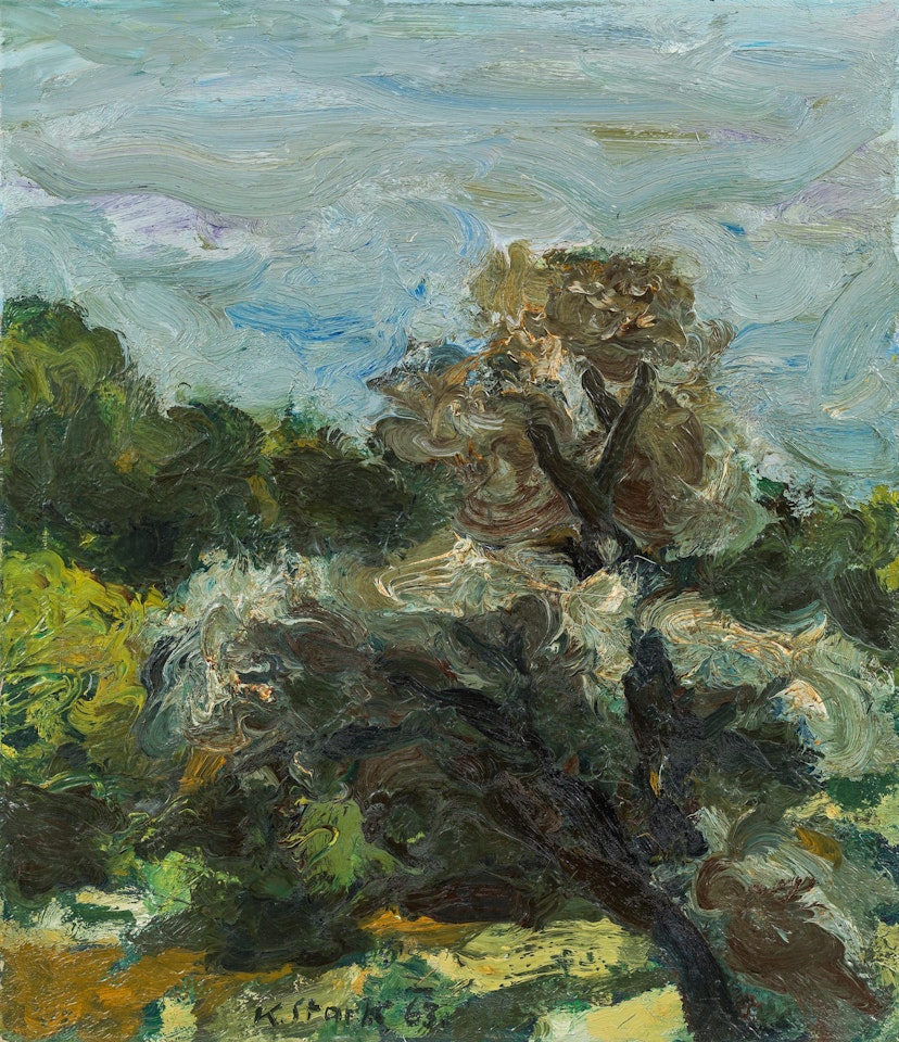 Landscape with a tree by Karl Stark
