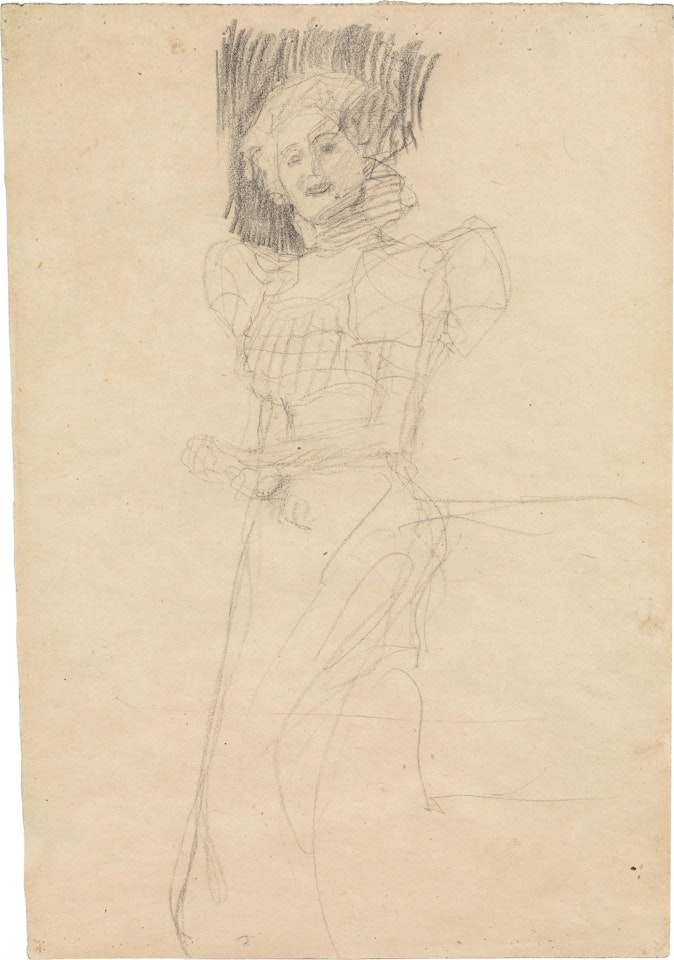 Study for the portrait of Sonja Knips by Gustav Klimt