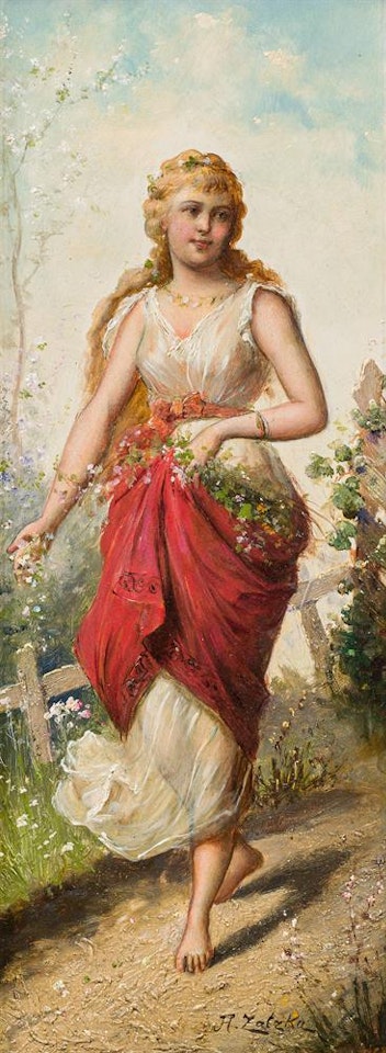 The spring by Hans Zatzka