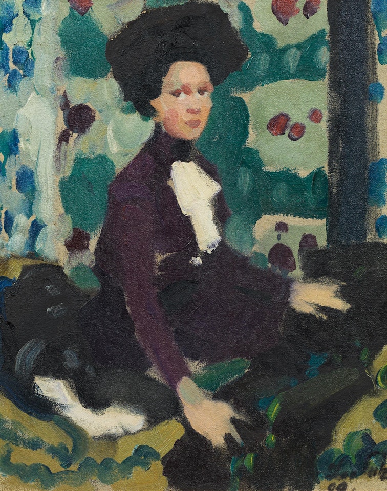 Frau von Kühlemann, London by Leo Putz