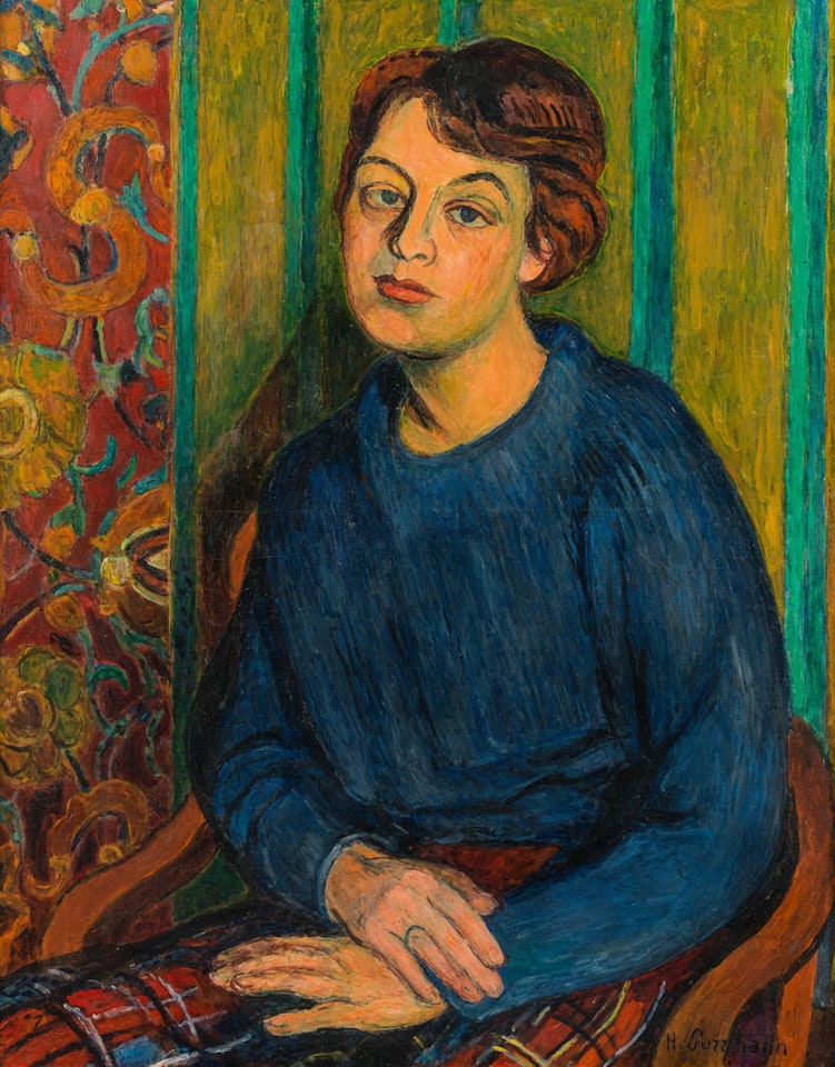Portrait of Barbara Göpel by Hans Purrmann