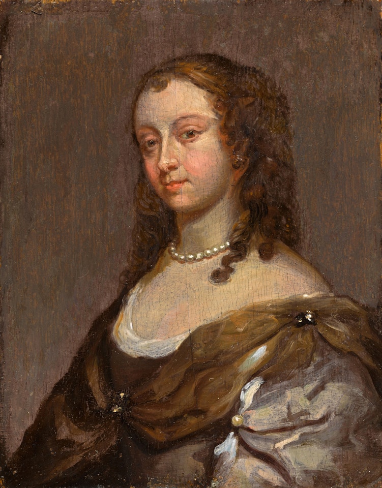 Portrait of a lady traditionally identified as Aphra Behn (1640–1689) by English School