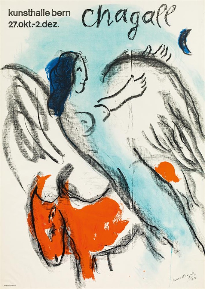 Poster Kunsthalle Bern by Marc Chagall