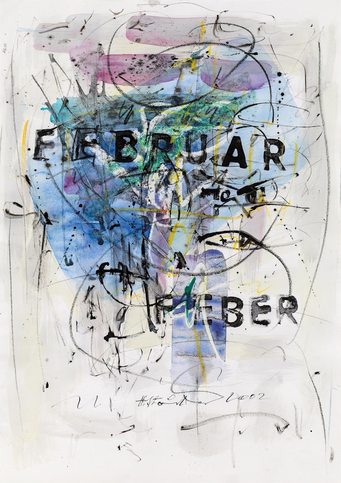 Kalenderblatt (Feber) by Hans Staudacher