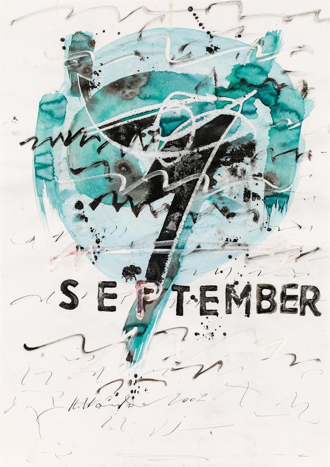 Kalenderblatt (September) by Hans Staudacher