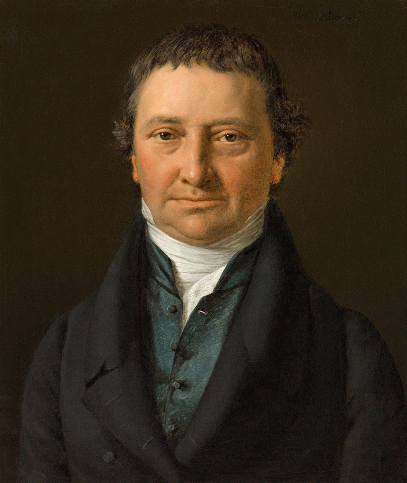 Portrait of a gentleman by Ferdinand Georg Waldmüller