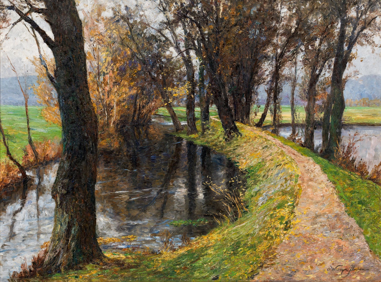 The Fürstenweg in Raitz (South Moravia) by Olga Wisinger-Florian