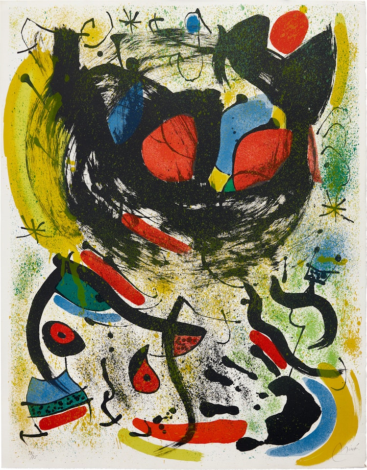 Les Voyants (The Seers): plate I (M. 661) by Joan Miró