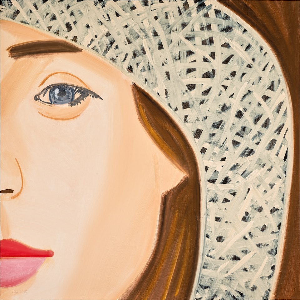 Straw Hat 1 by Alex Katz
