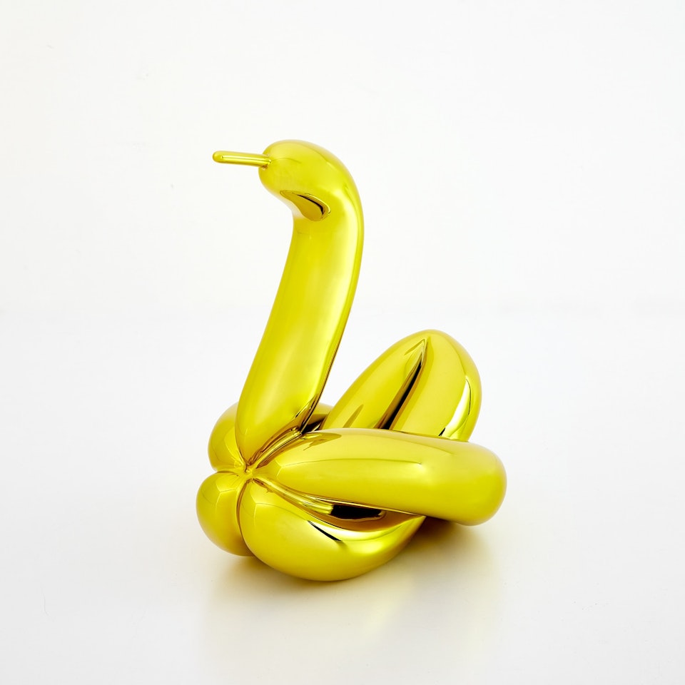 Balloon Swan (Yellow) by Jeff Koons