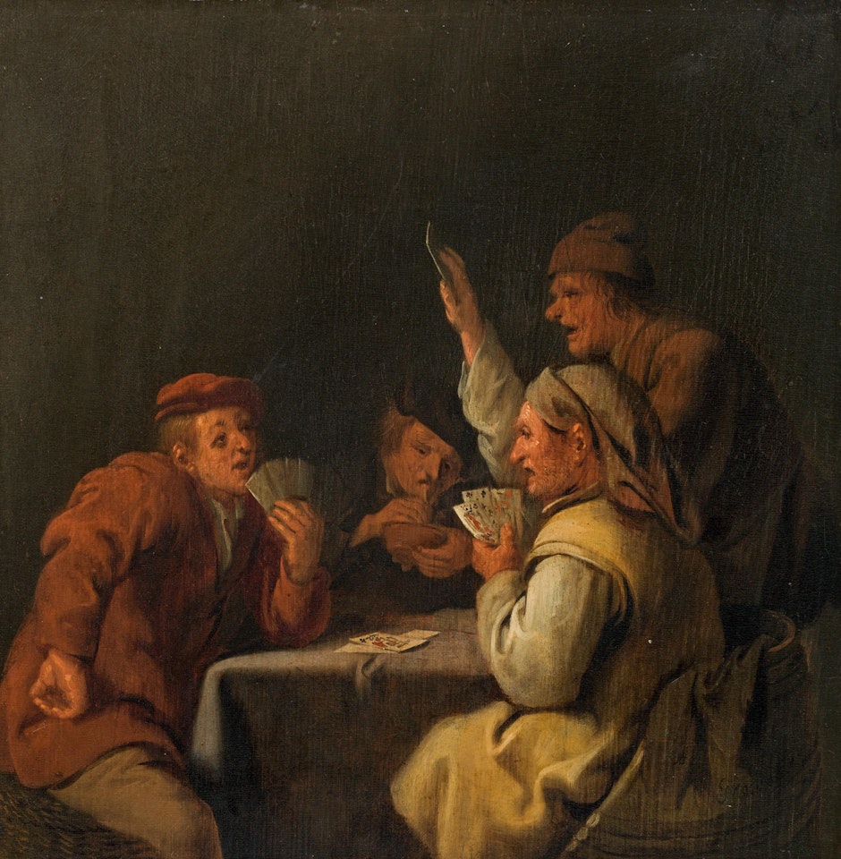 The card players by Jan Miense Molenaer