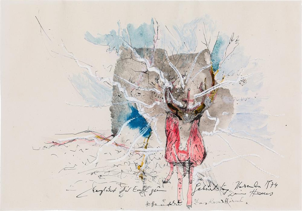 "Der Rosa Hirsch" by Hans Staudacher