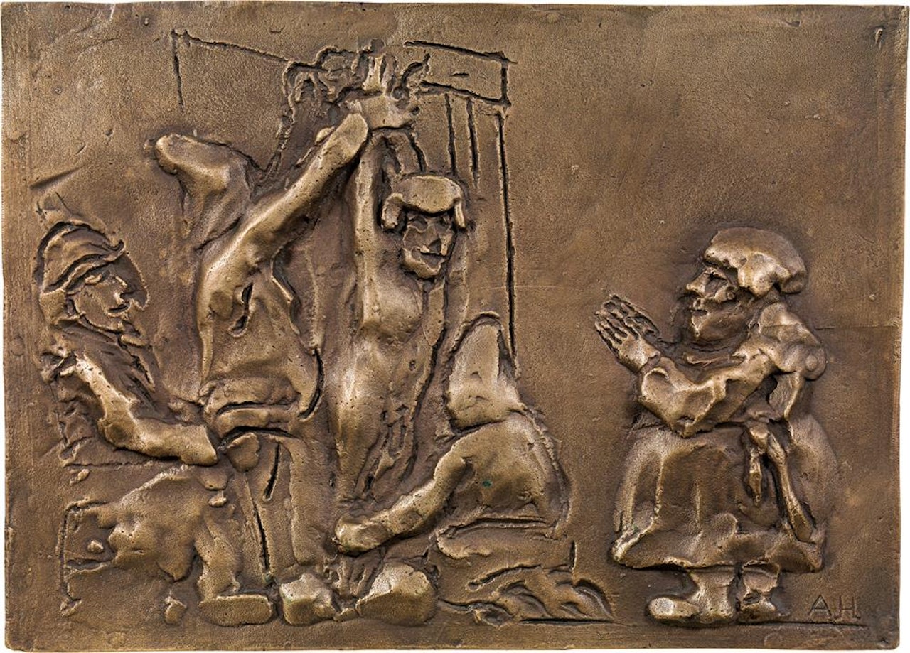 "Münzer und Luther" by Alfred Hrdlicka