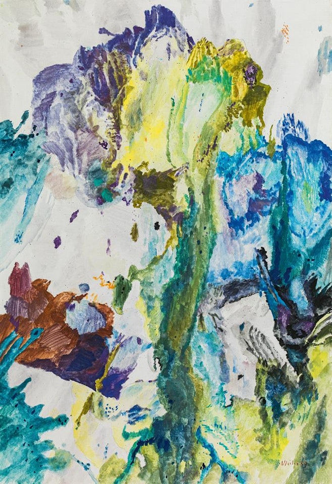 "Schein des Baums" by Max Weiler