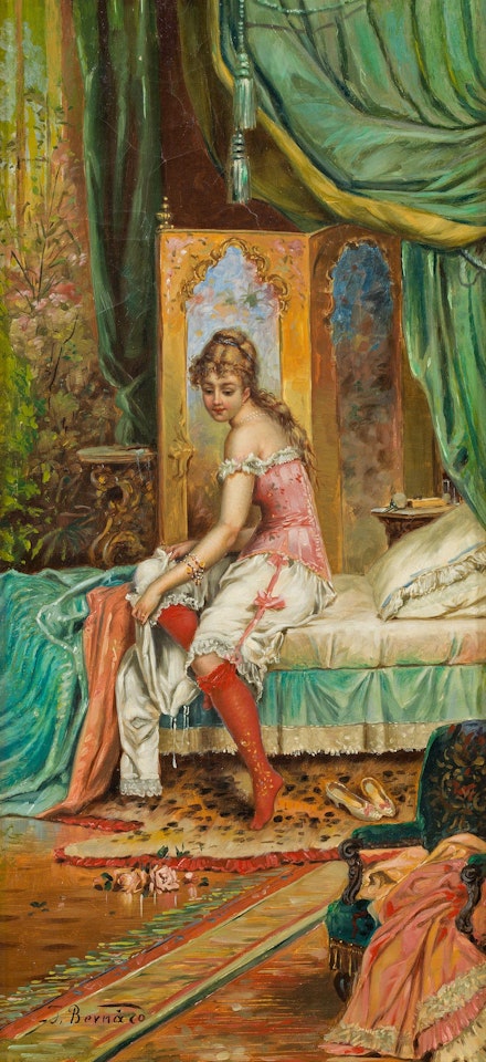 At the boudoir by Hans Zatzka