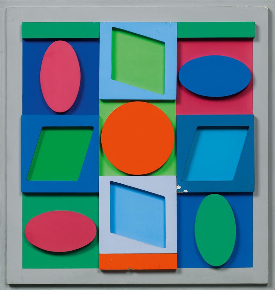 Turkiz Positif by Victor Vasarely