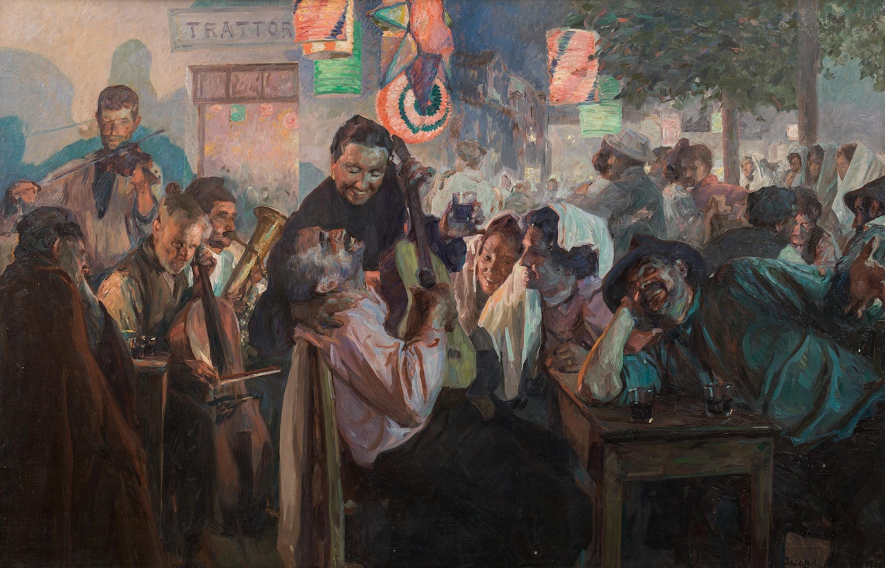 Una festa a Burano by Jehudo Epstein