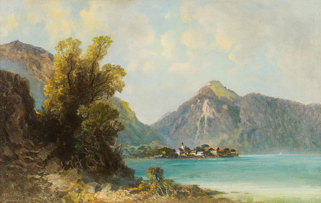 Walchensee near Garmisch by Oskar Mulley