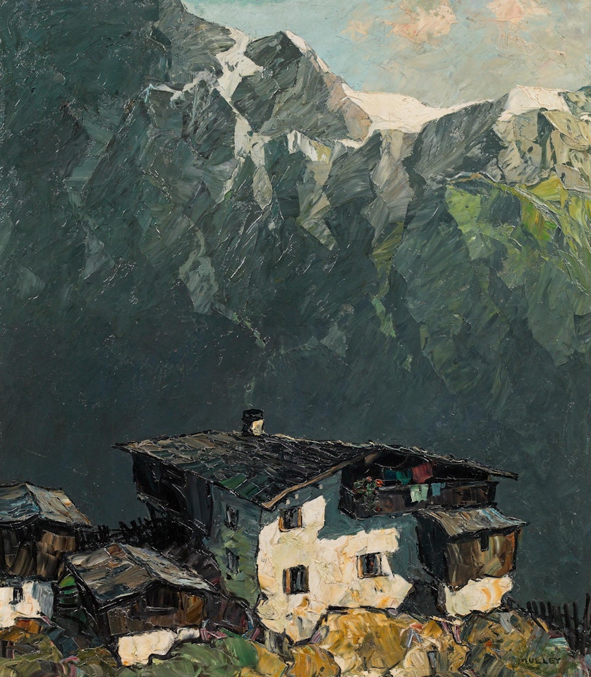 Mountain farmstead by Oskar Mulley