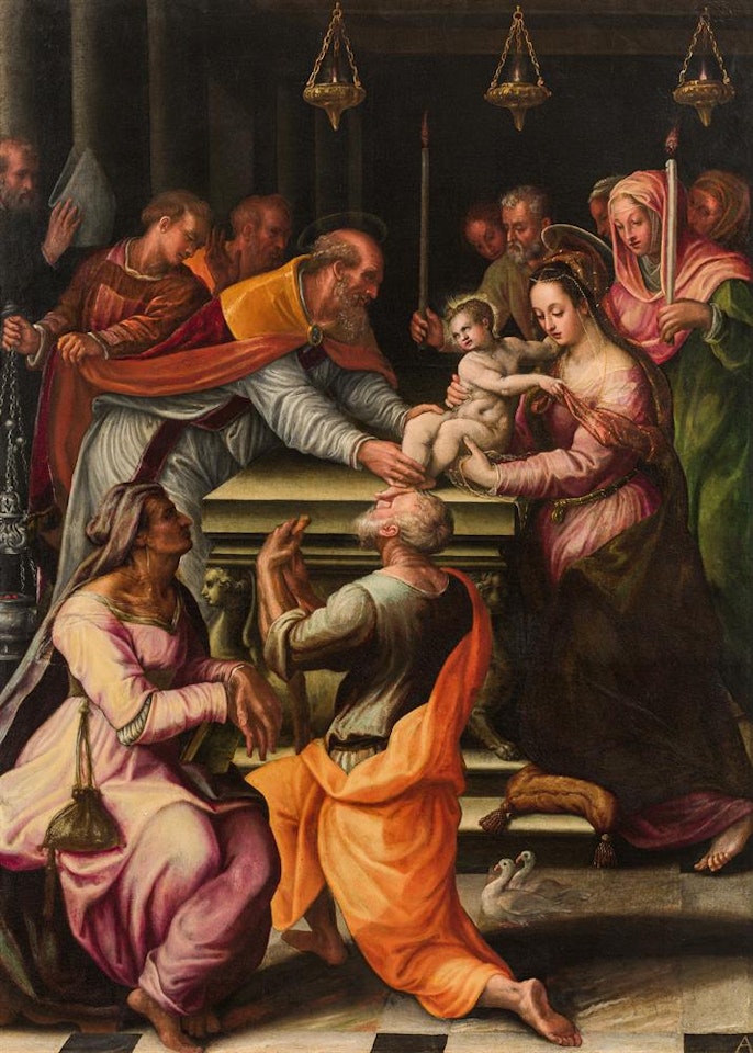 Presentation at the temple by Lavinia Fontana