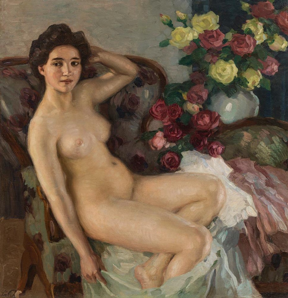 In the studio by Leo Putz