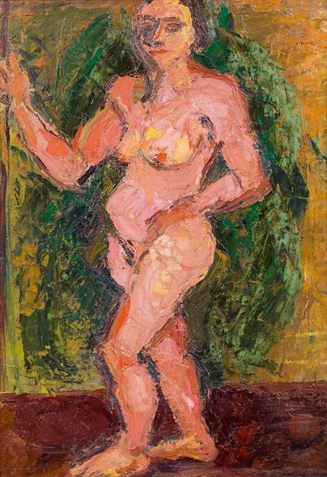 Standing nude by Herbert Boeckl