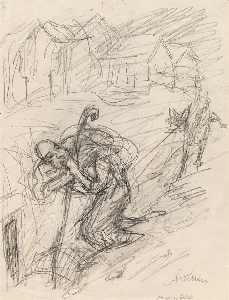"Ashaver - Der ewige Jude" by Alfred Kubin