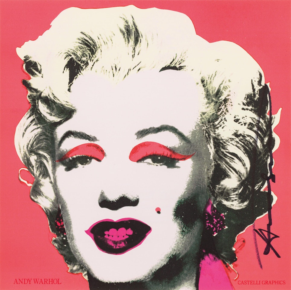 Marilyn (Castelli Graphics invitation) by Andy Warhol