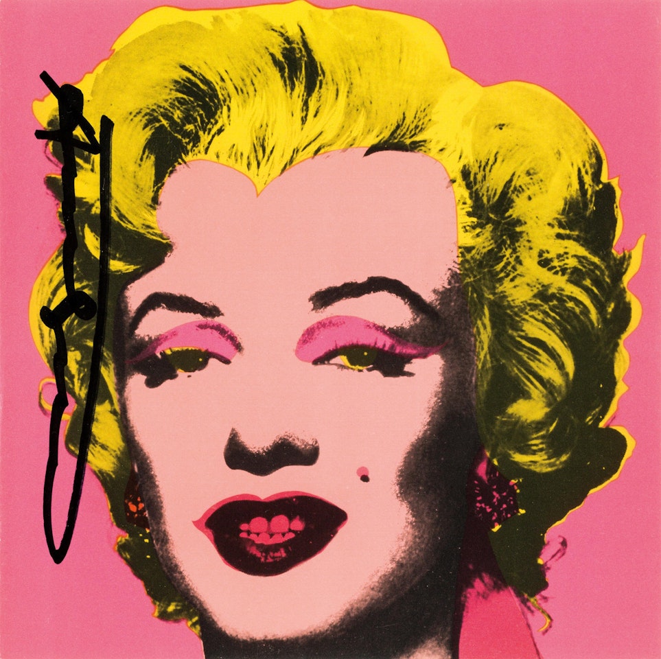 Marilyn (Castelli Graphics invitation; four-sided) by Andy Warhol