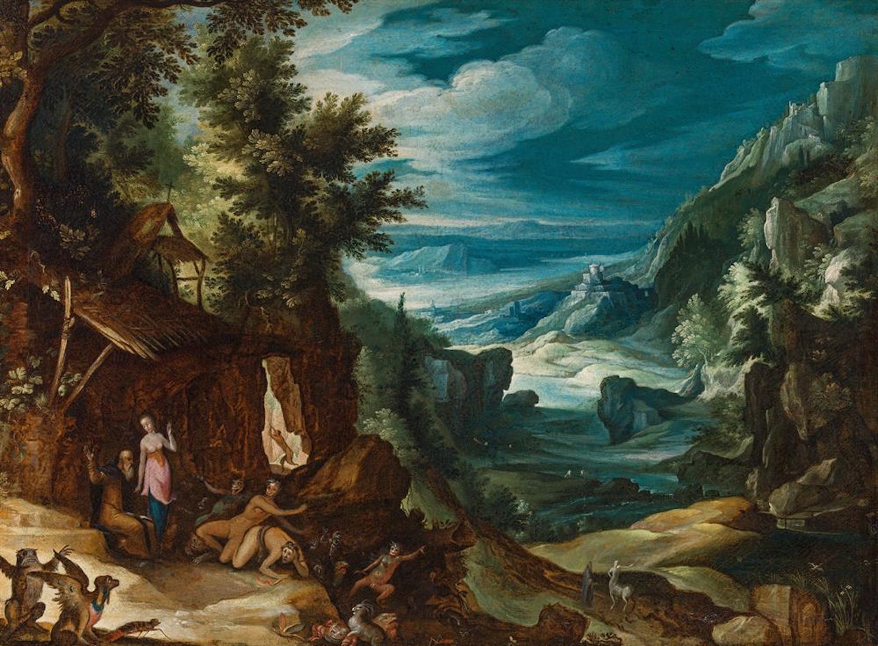 Landscape with the Temptation of Saint Antonius by Paul Bril