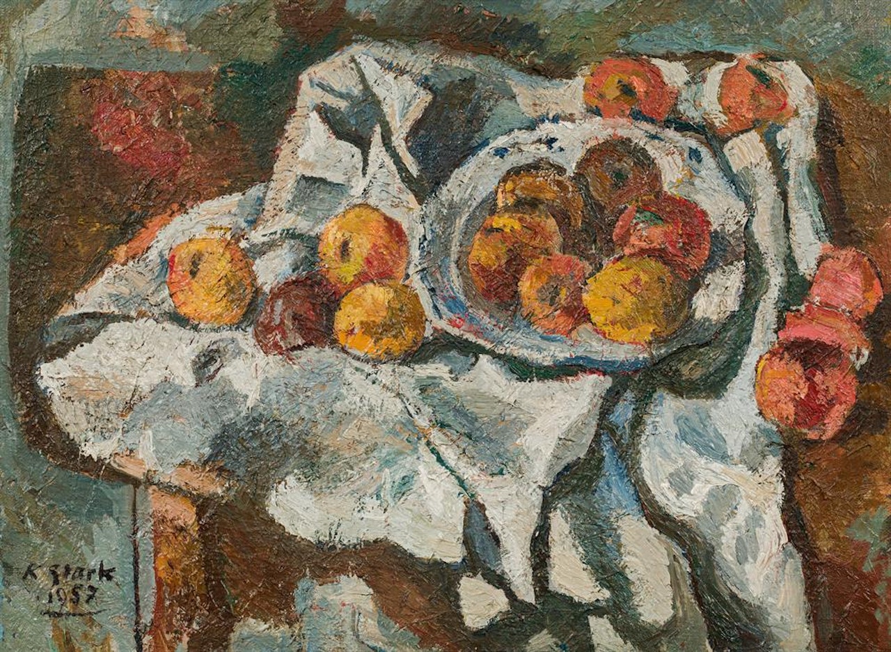 Still life with fruit by Karl Stark