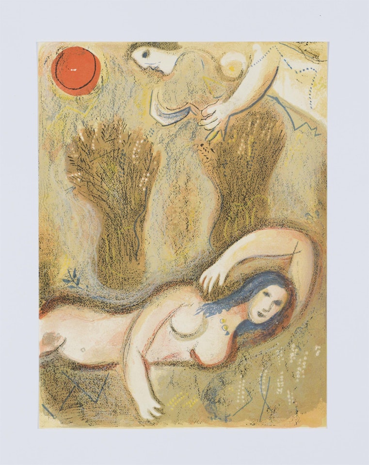 Boas und Ruth by Marc Chagall