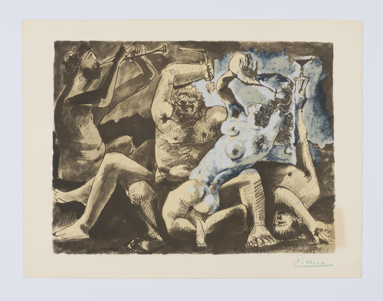 Bacchanale by Pablo Picasso