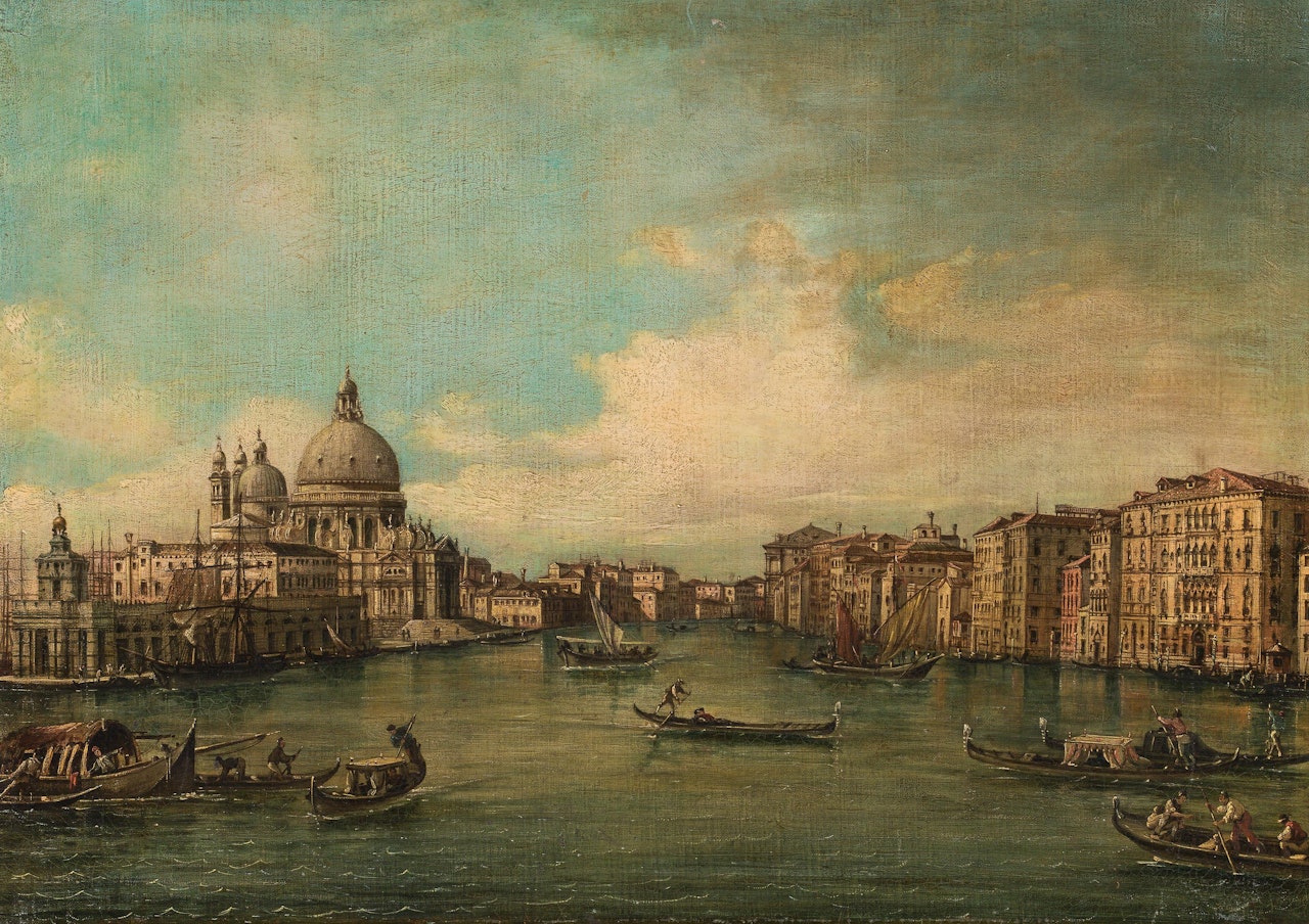 The entry of the Canal Grande by Follower of Canaletto