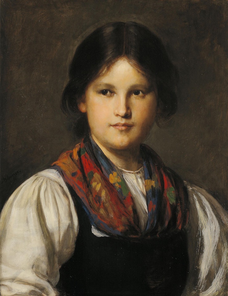 Tyrolean Girl by Franz von Defregger
