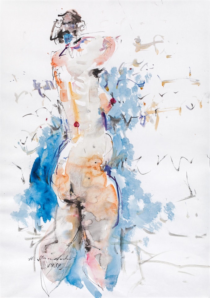 The Blue Nude by Hans Staudacher